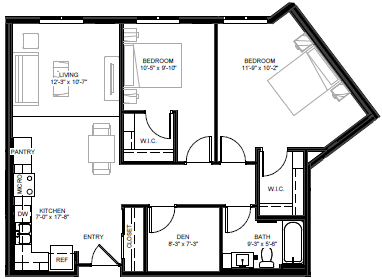 East Side Apartments Floorplan
